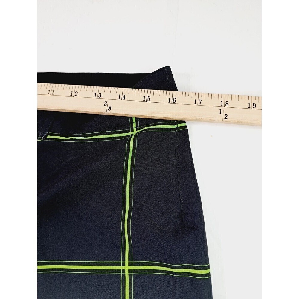 HANG Ten 10 Mens Board Shorts Surf Swim White Green Black Size 30 Side Pocket - Picture 5 of 7